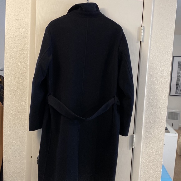 COPY - Uniqlo JWanderson large navy coat with belt - Picture 4 of 4